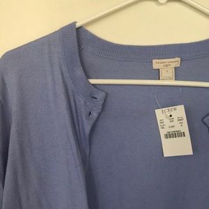J Crew Cardigan. Brand new with tags. Lilac color.